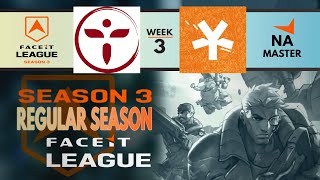 FACEIT League Season 03  Week 03  NA Master  Shikigami vs YFP Gaming [upl. by Leona]