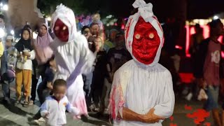 Heboh  Pocong viral alun alun Puspawangi Indramayu [upl. by Lerraf]