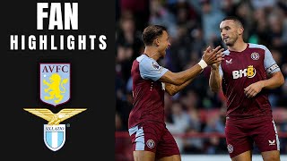 ASTON VILLA vs LAZIO FAN REACTION amp HIGHLIGHTS [upl. by Yam778]