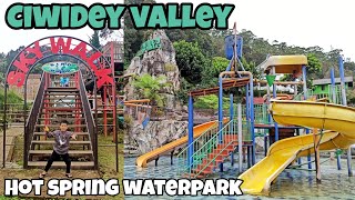 Ciwidey Valley Hot Spring Waterpark  Playground Skywalk dan Taman Burung  Petualangan Aliza [upl. by Tomkin]