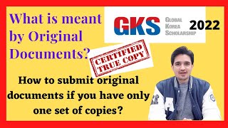 GKS Graduate 2022 How to submit original copies if you have only one set of copies [upl. by Mohandas]