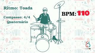 Ritmo Toada  110 bpm [upl. by Margarette]