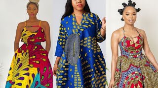 modèle robe en pagne africain 2023ankara [upl. by Adnolat481]