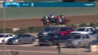 Practical Dream wins the Desi Arnaz Stakes race 2 at Del Mar 111624 [upl. by Asiram425]