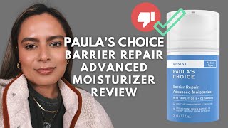 Paulas Choice Barrier Repair Advanced Moisturizer Review  Nadia Vega [upl. by Berstine268]