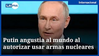 Kremlin aprobó la decisión de Putin de aprobar la nueva doctrina nuclear [upl. by Gerard]