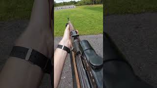 WWII German Gewehr 43 w ZF4 Optic POV firing [upl. by Forrest3]