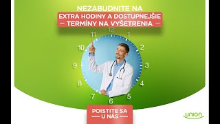 Dr Radím  Extra hodiny a termíny na vyšetrenia  Union zdravotná poisťovňa [upl. by Lipkin]