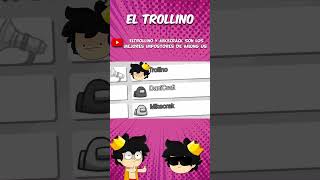 Trollino y mikecrack son impostores en among us [upl. by Artimas]