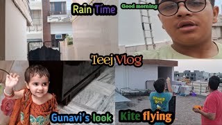 Teej Vlog  Gunavis Photoshoot  7823  Kite Flying🪁🧵 LikeSubscribeShare [upl. by Archibaldo]