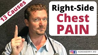 RightSide CHEST PAIN What it Means 13 Causes [upl. by Sivatco]