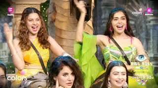 Bigg Boss 18 Promo Khushi Ke Singing Par Eisha Vivian Alice Ne Lagaye Thumke Salman Huye Lot Pot [upl. by Zoilla]