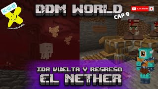 IDA Y VUELTA Y DE REGRESO AL NETHER quotEncontré una mina CLANDESTINAquot minecraft [upl. by Aikemal]