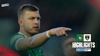 Highlights Leicester Tigers v Northampton Saints  Gallagher Premiership 2425 Round 4 [upl. by Etteiram]