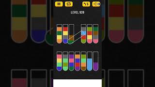 【Water Sort Puzzle】 Level 939 [upl. by Bent]