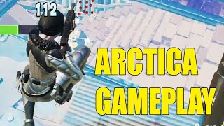 ARCTICA Skin GamePlay in Fortnite Zone Wars [upl. by Mandler]