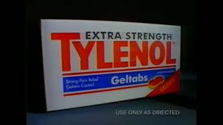 Extra Strength Tylenol Geltabs guys running 1996 [upl. by Elletnuahs790]