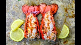 10 Minute Broiled Lobster Tails Recipe [upl. by Alica]