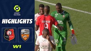 STADE RENNAIS FC  FC LORIENT 0  1  Highlights  SRFC  FCL  20222023 [upl. by Ferrell104]