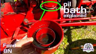 Ford 8N oil bath air filter explained Do NOT make this mistake [upl. by Neleh]