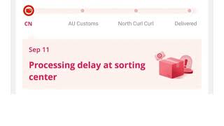 Processing Delay At Sorting Center Meaning On AliExpress [upl. by Enirahtak452]