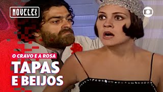 CATARINA E PETRUCHIO OS TAPAS BEIJOS E TRETAS DO CASAL DE O CRAVO E A ROSA  NOVELEI  VIVA [upl. by Ocnarfnaig]