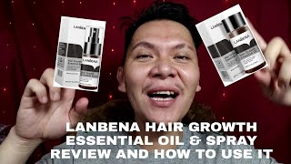 LANBENA HAIRGROWER REVIEW AND HOW TO USE [upl. by Nosille]