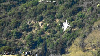 Low Level Flight Hellenic Air Force F16 Block 52 [upl. by Oidiple579]