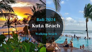 Kuta Beach Today  Bali 2024 🤩💖 [upl. by Kam34]