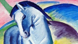 Franz Marc  Sur un grand cheval bleu [upl. by Eanom594]