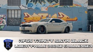 Rohana Wheels RFG5 Trinity  LibertyWalk Dodge Challenger [upl. by Enilrac853]