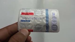 Sebifin Tablet  Terbinafine 250 mg tablet uses  Sebifin 250 mg tablet Uses Side effects Dose Hindi [upl. by Sauers649]