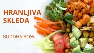 HRANLJIVA SKLEDA  BUDDHA BOWL  Recept  FitLucija [upl. by Hylan]