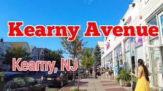 Walking on Kearny Avenue in Kearny New Jersey USA [upl. by Luapnaej]