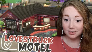 I built a love motel in The Sims 4💕 [upl. by Fremont]