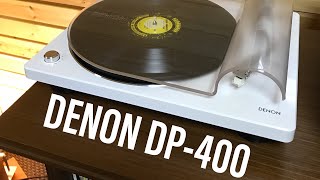 Denon DP400  проигрыватель винила [upl. by Llenyaj]