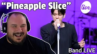 BAEKHYUN  “Pineapple Slice” Band LIVE Concert its Live Reaction [upl. by Neirual220]