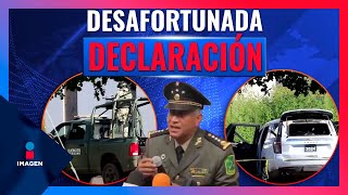 La tranquilidad en Sinaloa depende del crimen organizado Comandante Jesús Leana Ojeda  Paco Zea [upl. by Anaizit]