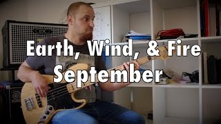 September bass cover earth wind amp fire [upl. by Hedgcock]