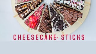 Cheesecake sticks shorts Cheesecake sticks Kuchen am Stiel Raffaello OreoMaxi King [upl. by Camp]