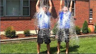 Ice Bucket Challenge  SuperCarlinBrothers [upl. by Anelhtak535]