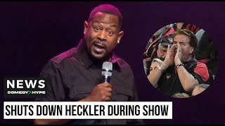 Martin Lawrence Shuts Down Heckler During Live Show quotFck Youquot  CH News [upl. by Nnayhs595]