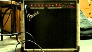 Fender M80 Amplifier  Clean amp Overdrive Channel Tone Test [upl. by Adnwahsat684]