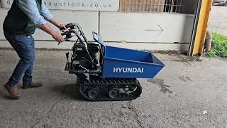 Unused Hyundai HYTD300 Petrol Tracked Dumper Hyundai Engine [upl. by Bradwell]