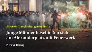 SilvesterAusschreitungen in Berlin am Alexanderplatz [upl. by Julienne]