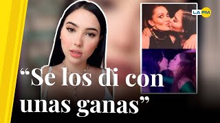 Aida Victoria defiende los besos con Lina Tejeiro [upl. by Ladnyc432]