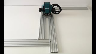 Szablon do frezowania pasujący do frezarek Makita Festool Metabo itp [upl. by Eirod930]