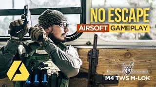 Sin Escape  King Arms M4 TWS MLOK CQB Ultra Grade v2  Airsoft Gameplay amp Review [upl. by Lucie675]