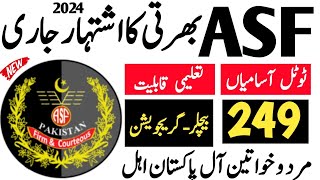 ASf inspector jobs 2024air port security force ASF new inspector jobs [upl. by Ynettirb]