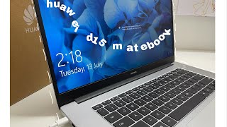 huawei matebook d15 unboxing  mystic silver [upl. by Abie]